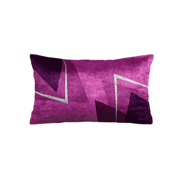 Multi Purple Floral Cushions Covers Pack Of 7