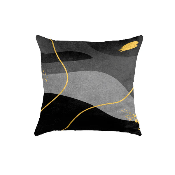 Stone Gray Linen-Blend Cushion Pack Of 5