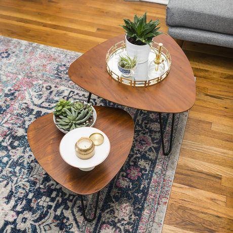 Manor Park Modern Hairpin Table (Pack of 2)