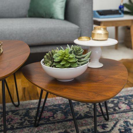 Manor Park Modern Hairpin Table (Pack of 2)
