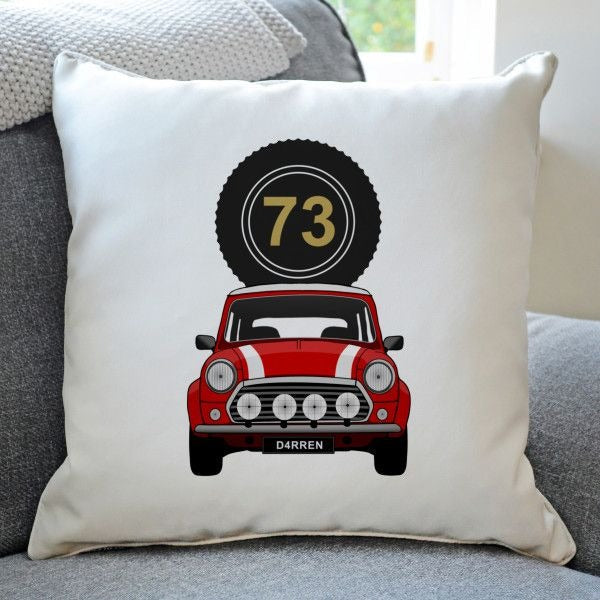 Personalised Car Number Plate Cushion Cover