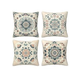 Boho Chic Pack of 4 Cushion Covers