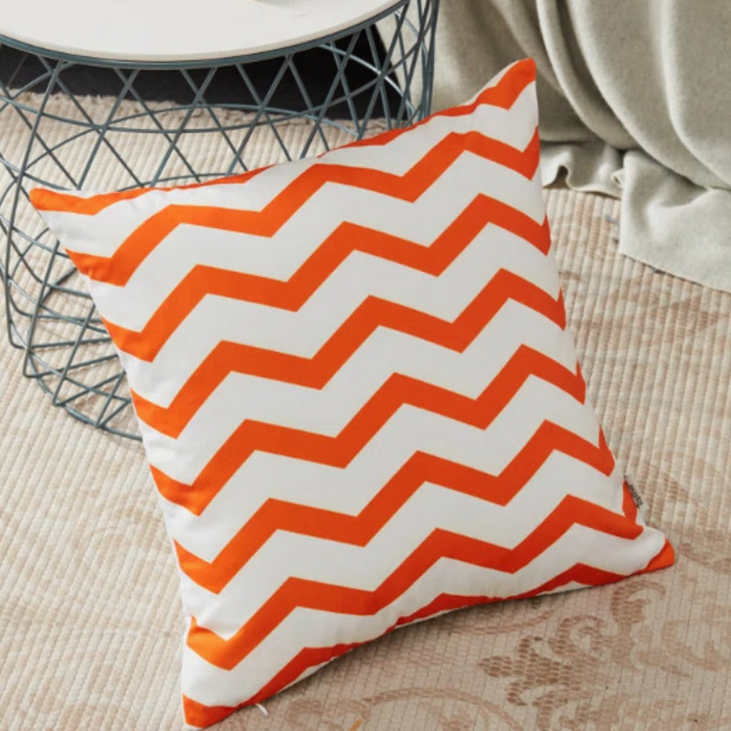 Geometric Canvas Indoor Pack of 6 (Orange)