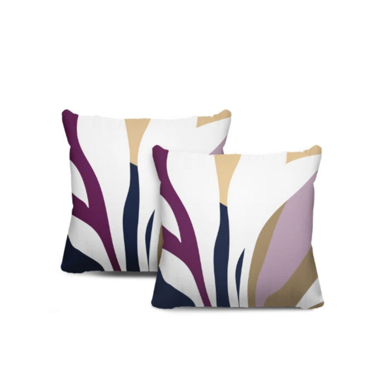 No Decorative Addition Indoor Cushion Case Pack of 2